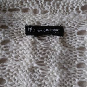 Knit off white sweater